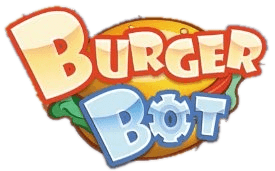 Burger Bot title screen for Wii